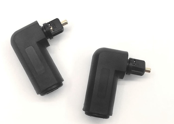 Female To Female Optical Fiber Accessories 90 Degree Angle Adapter