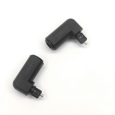Female To Female Optical Fiber Accessories 90 Degree Angle Adapter