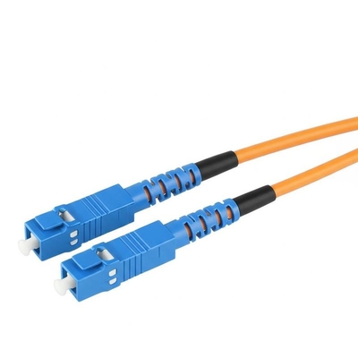 LC/UPC to LC/UPC Connector Customized Fiber Optic Cable in Orange for Customized Data Transfer Solutions