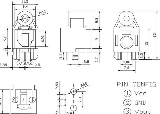 3.7 To 5.5V Optical Fiber Jack , Outdoor FTTH Audio Digital Toslink Transmitter