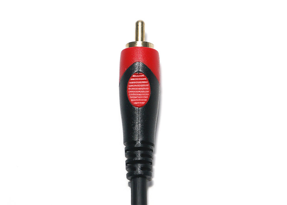 Double Head 2rca Audio Cable , TV DVD Digital 3.5 Mm Audio Cable