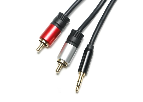 Metal Shell 3.5 Mm Jack To Optical Cable , 2 In 1 Headphone Optical Cable