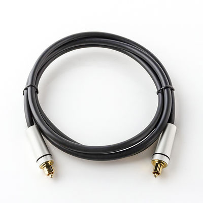 Toslink Audio Cable with Gold Plated Braided Connector and ROHS Certification