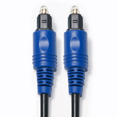 Factory Price Brand New Toslink Digital Optical Fiber Cable PVC Rope Plated Blue Shell HiFi Sound For Home Theatre