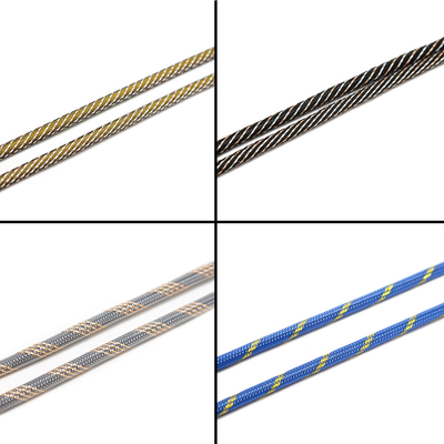 Factory Outlet Optic Cable Rope, Alternetive Muti Color&Patern PVC, Woven  LSZH Sheath Rope OD2.2/4.0/5.0/6.0