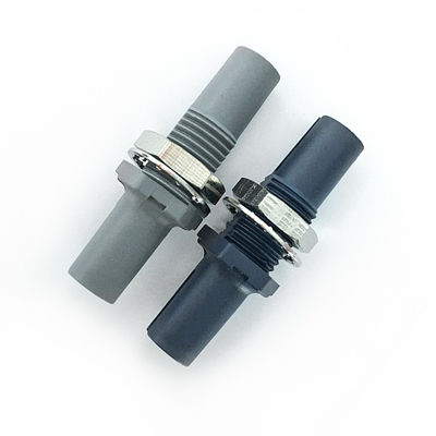 HFBR-4505Z HFBR-4515Z Compatible POF Bulkhead Feedthrough Adapter With 1.0mm Plastic Optical Fiber Cable