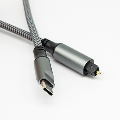 TOSLINK Optical Audio Cable with Type-C Male Connector for Soundbar&speaker
