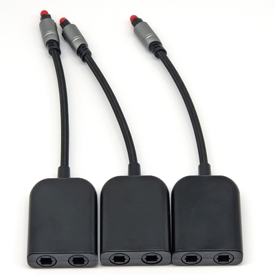 ❤ Toslink Optical Audio Cable for Home Player CD Soundbar 4.0mm OD 1-30m Length Yellow-Black Plated Gold Connector